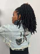 Distressed LA Denim Jacket | FINAL SALE - Adorned Rebel