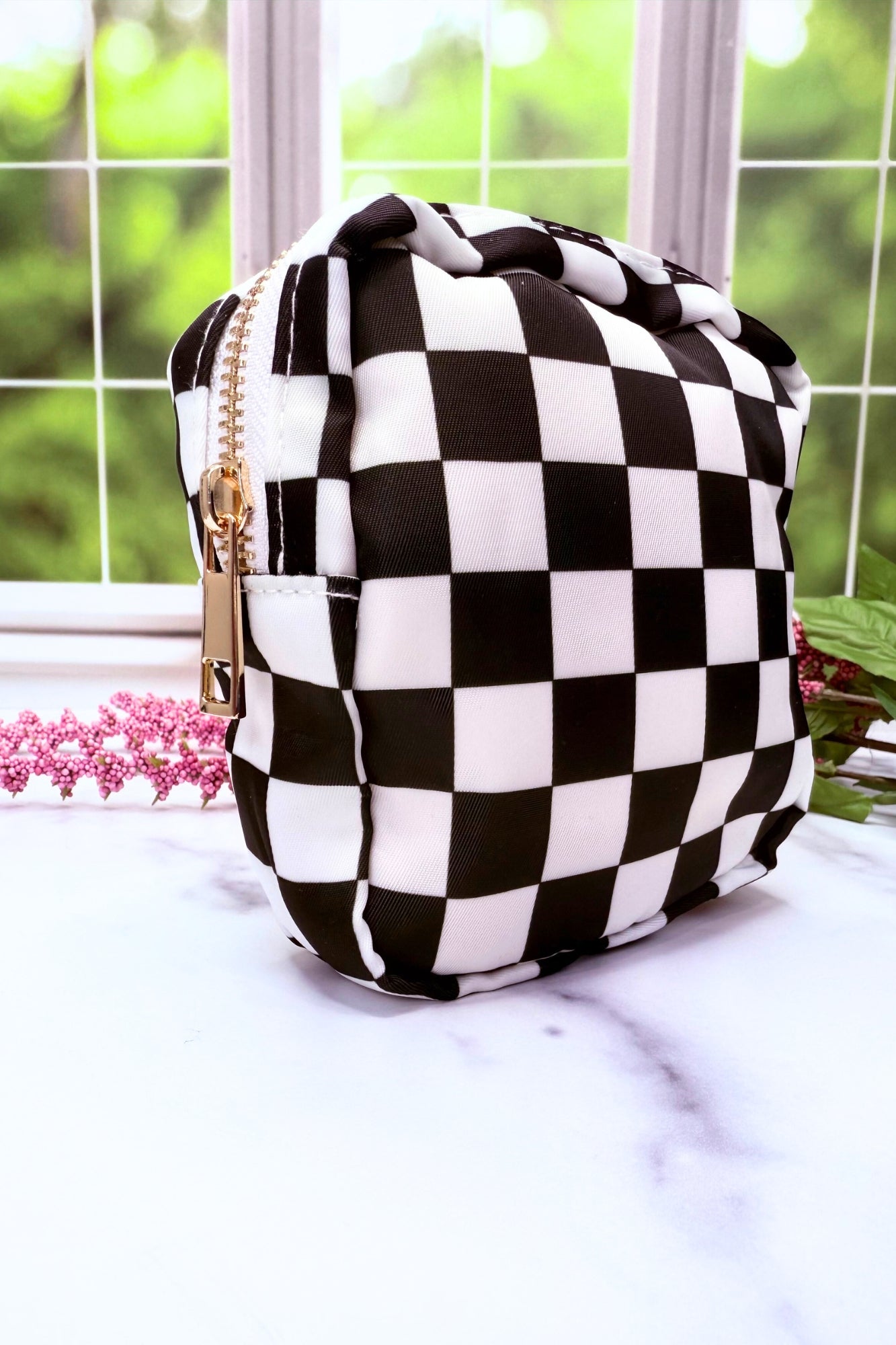 Game On Checkered Mini - Pouch - Adorned Rebel