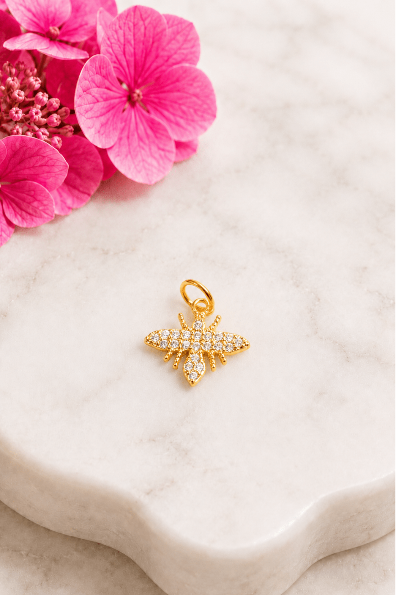 Glam Bee Charm - Adorned Rebel