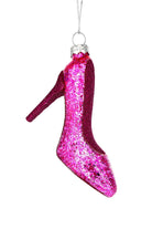 Glam Hot Pink Stiletto Ornament - Adorned Rebel