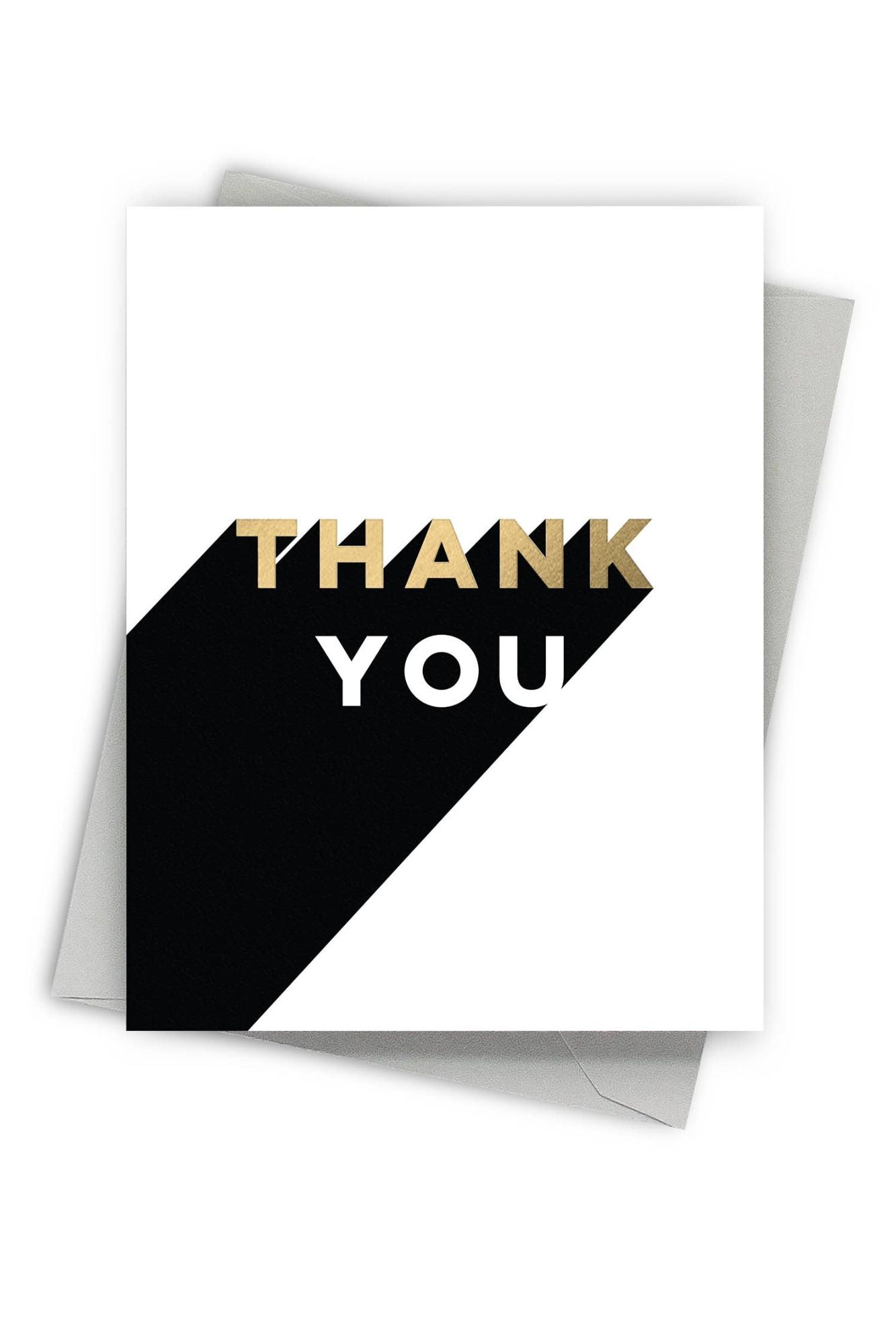 Gold Glam Thank You Card - Adorned Rebel