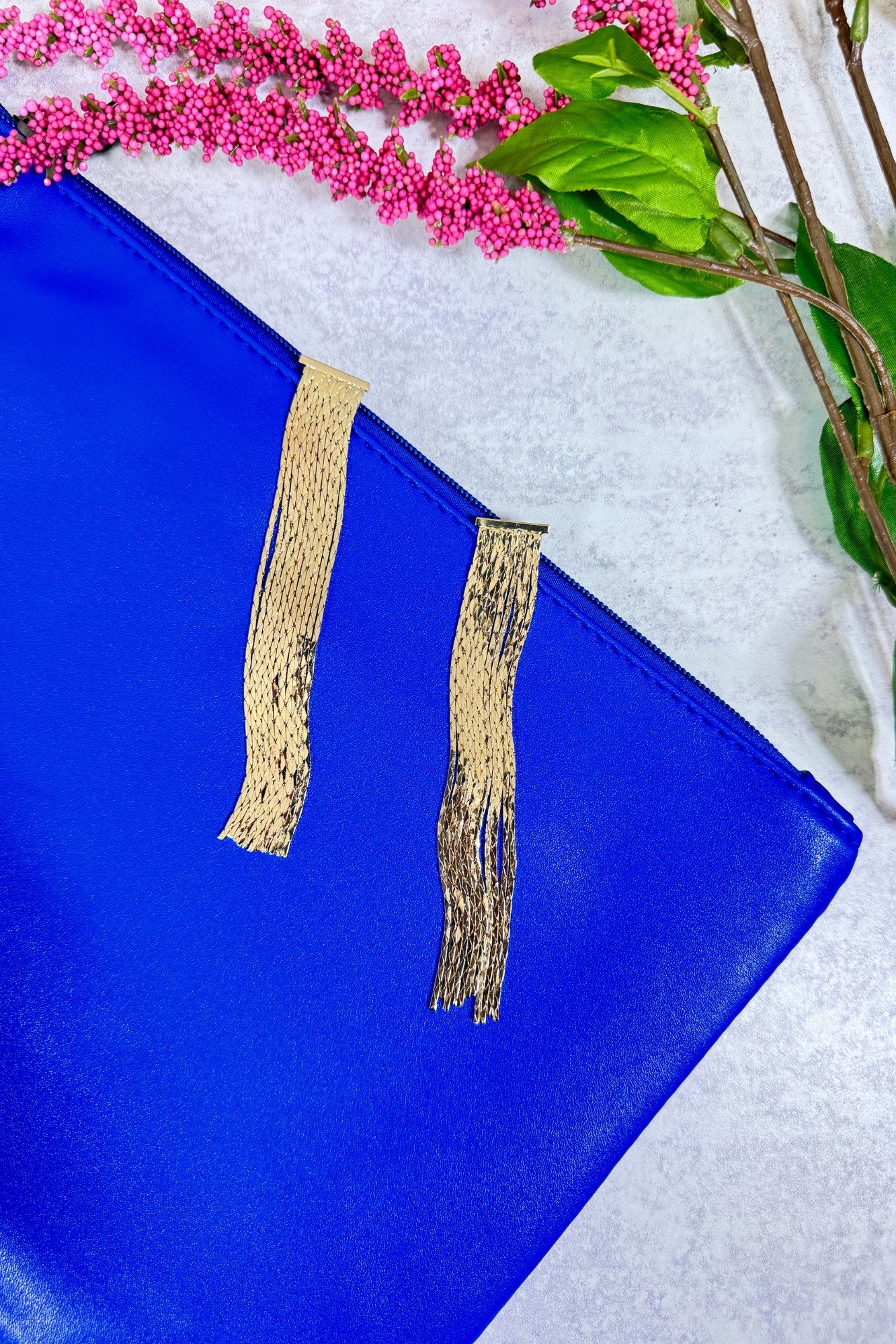 Golden Fringe Tassel Earrings - Adorned Rebel
