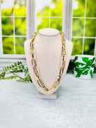 Golden Link Chain Necklace - Adorned Rebel