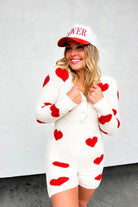 Heart to Heart Cozy Romper - Adorned Rebel