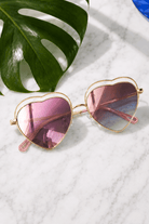 Heartbreaker Sunglasses - Pink - Adorned Rebel