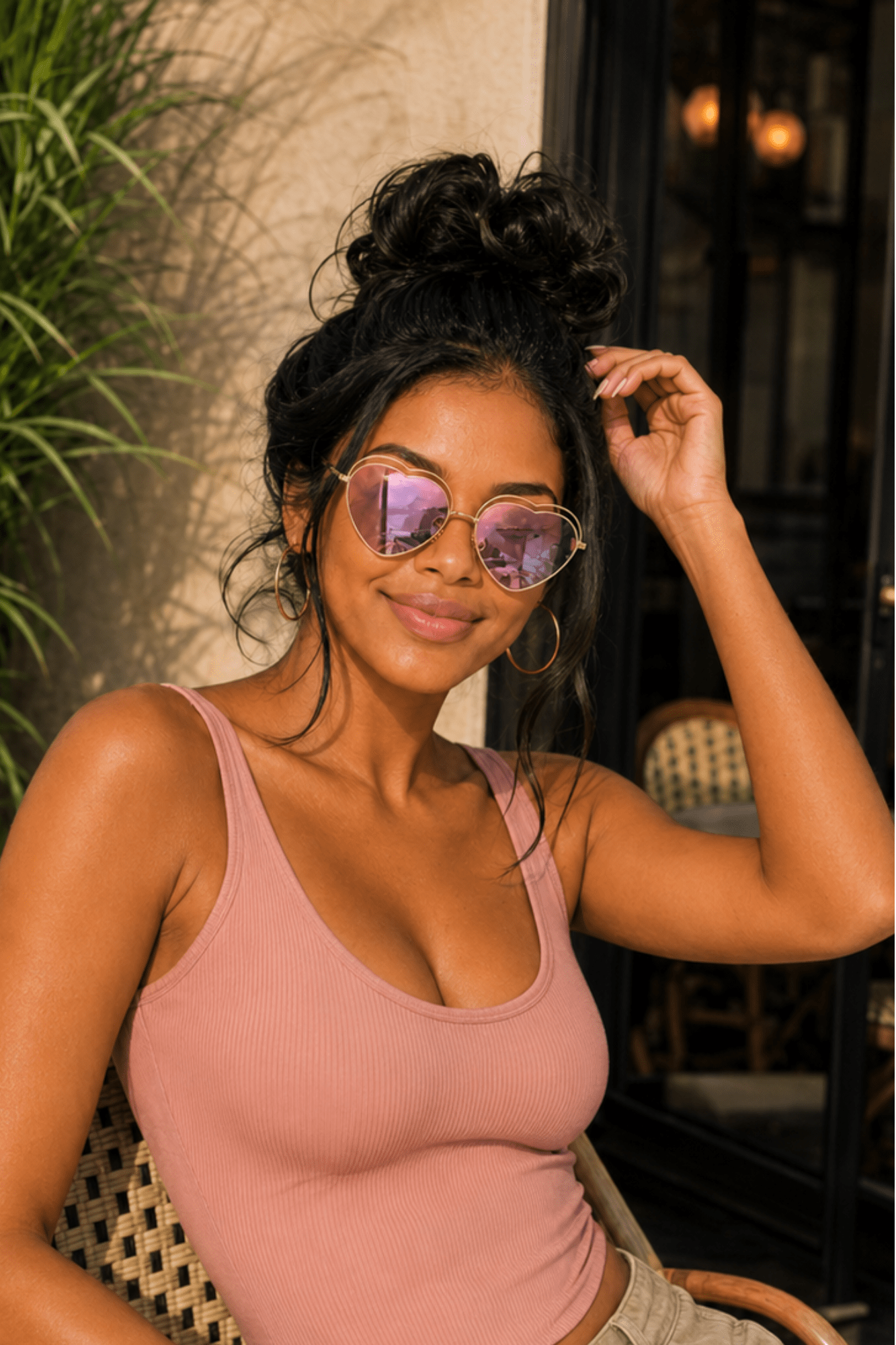 Heartbreaker Sunglasses - Pink - Adorned Rebel