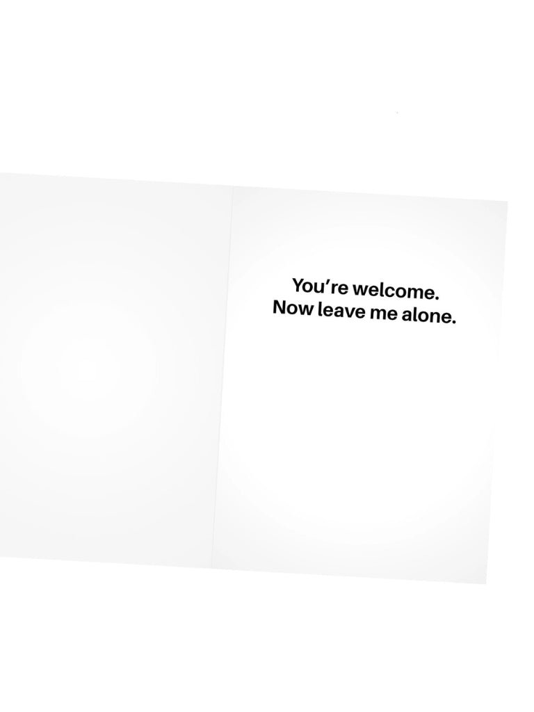 Here's Your Damn Card - Adorned Rebel