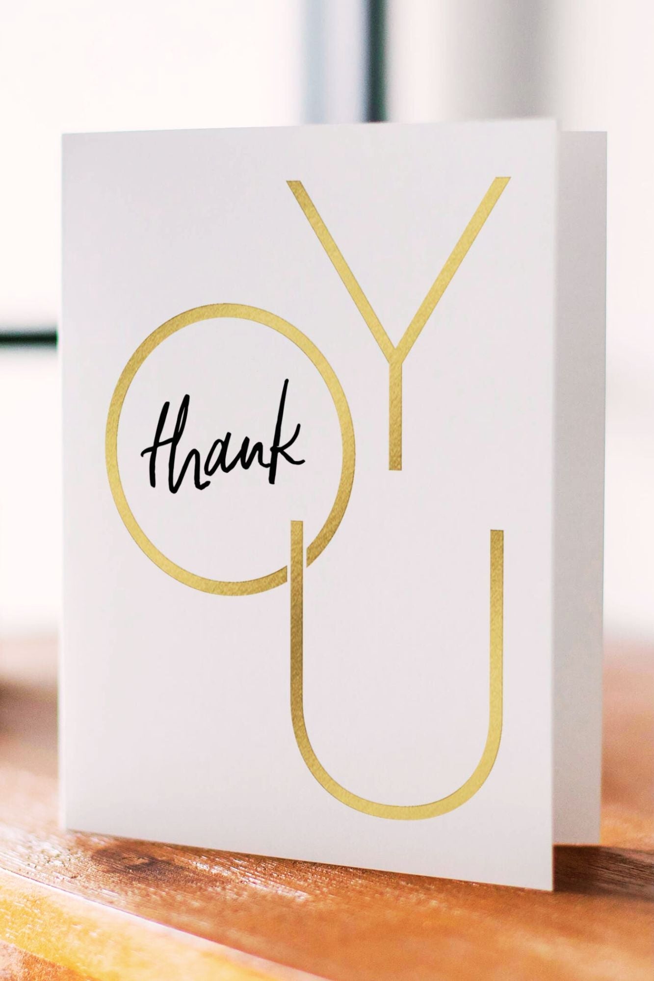 Huge Thanks Gold Foil Card - Adorned Rebel