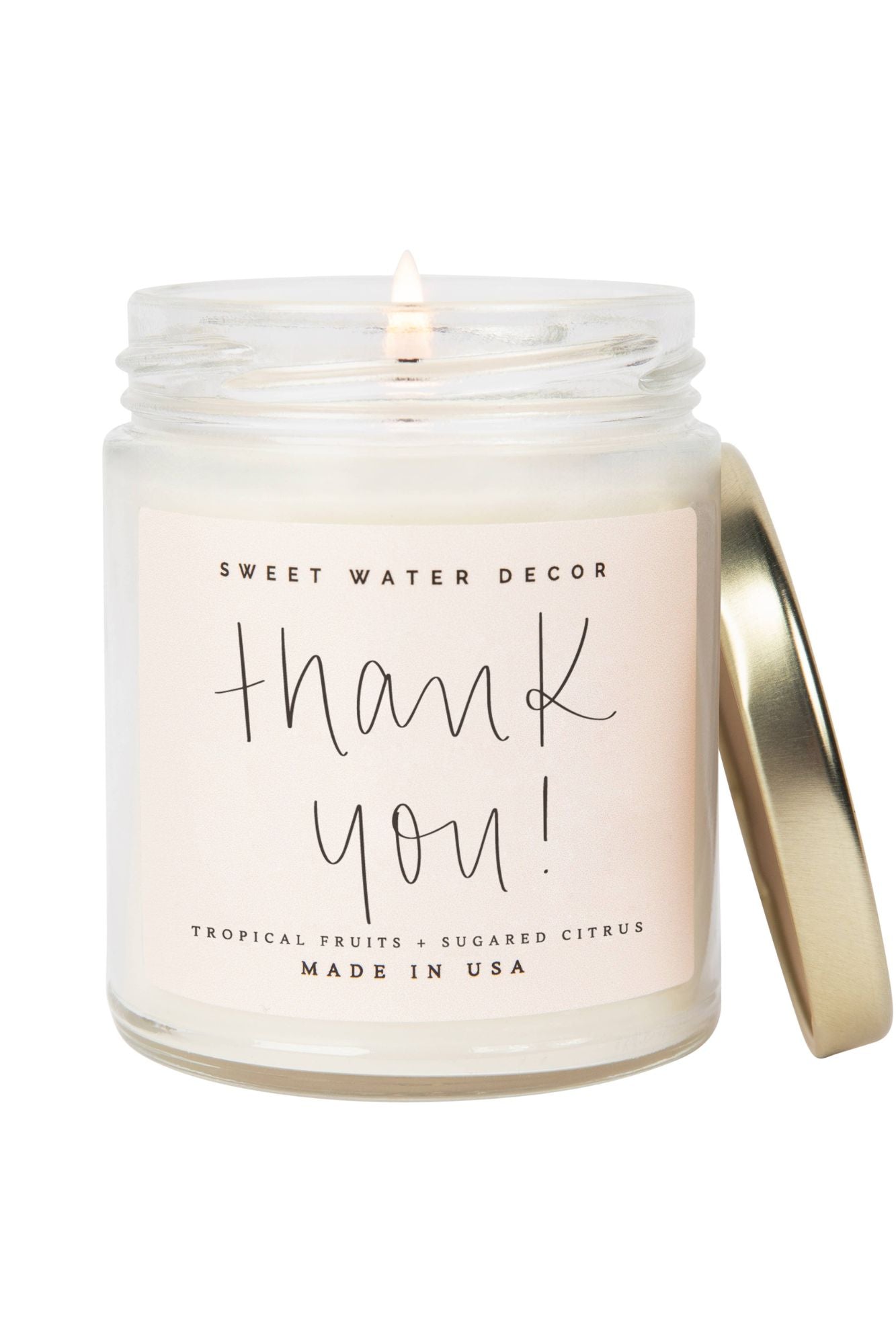 Island Air Thank You Candle - Adorned Rebel