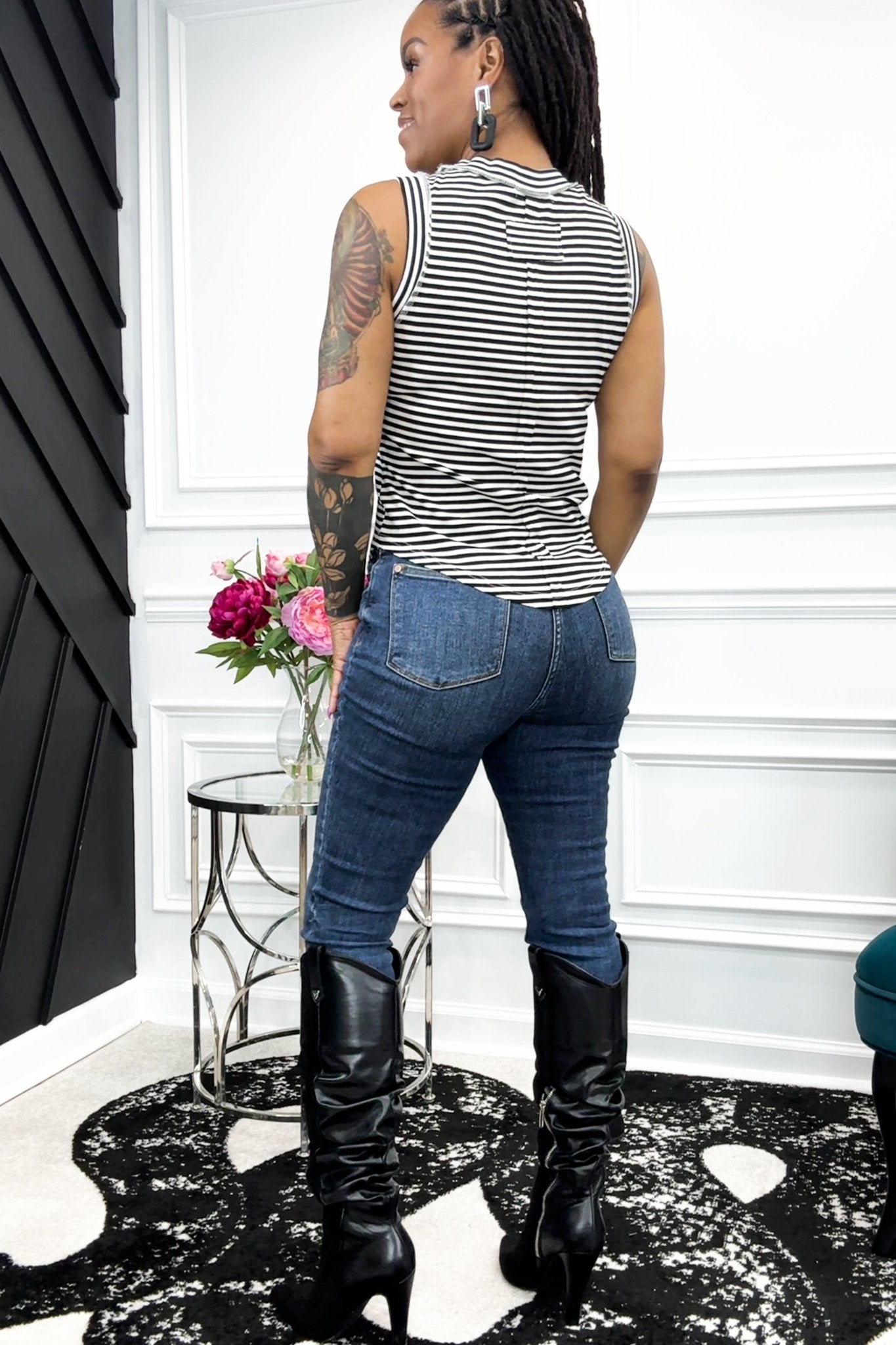 Judy Blue High Rise Button Fly Jeans | FINAL SALE - Adorned Rebel