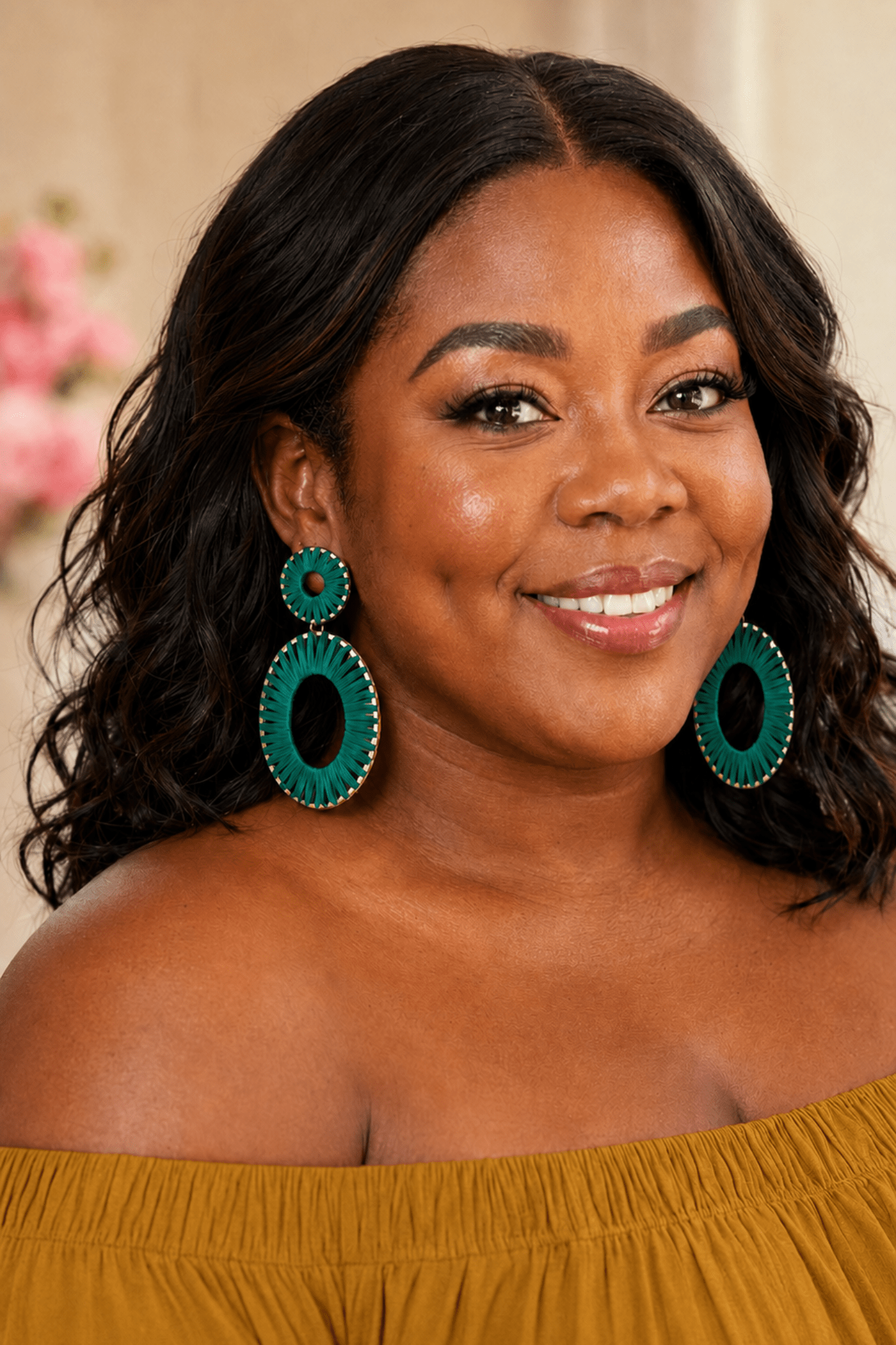 Lush Green Dangle Earrings - Adorned Rebel