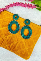 Lush Green Dangle Earrings - Adorned Rebel