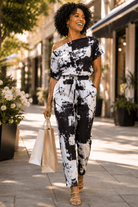 Noir Splash Jumpsuit - Adorned Rebel