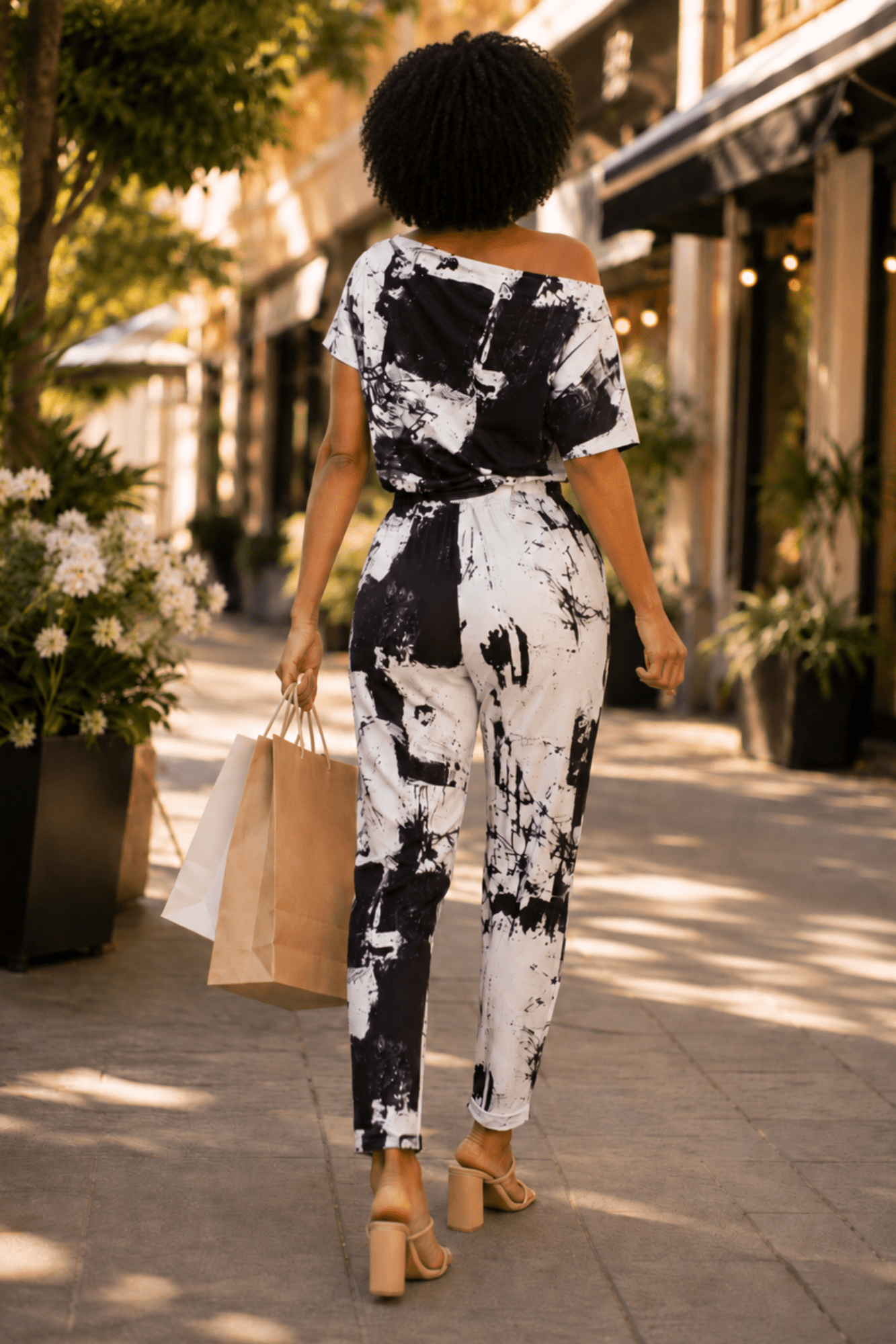 Noir Splash Jumpsuit - Adorned Rebel