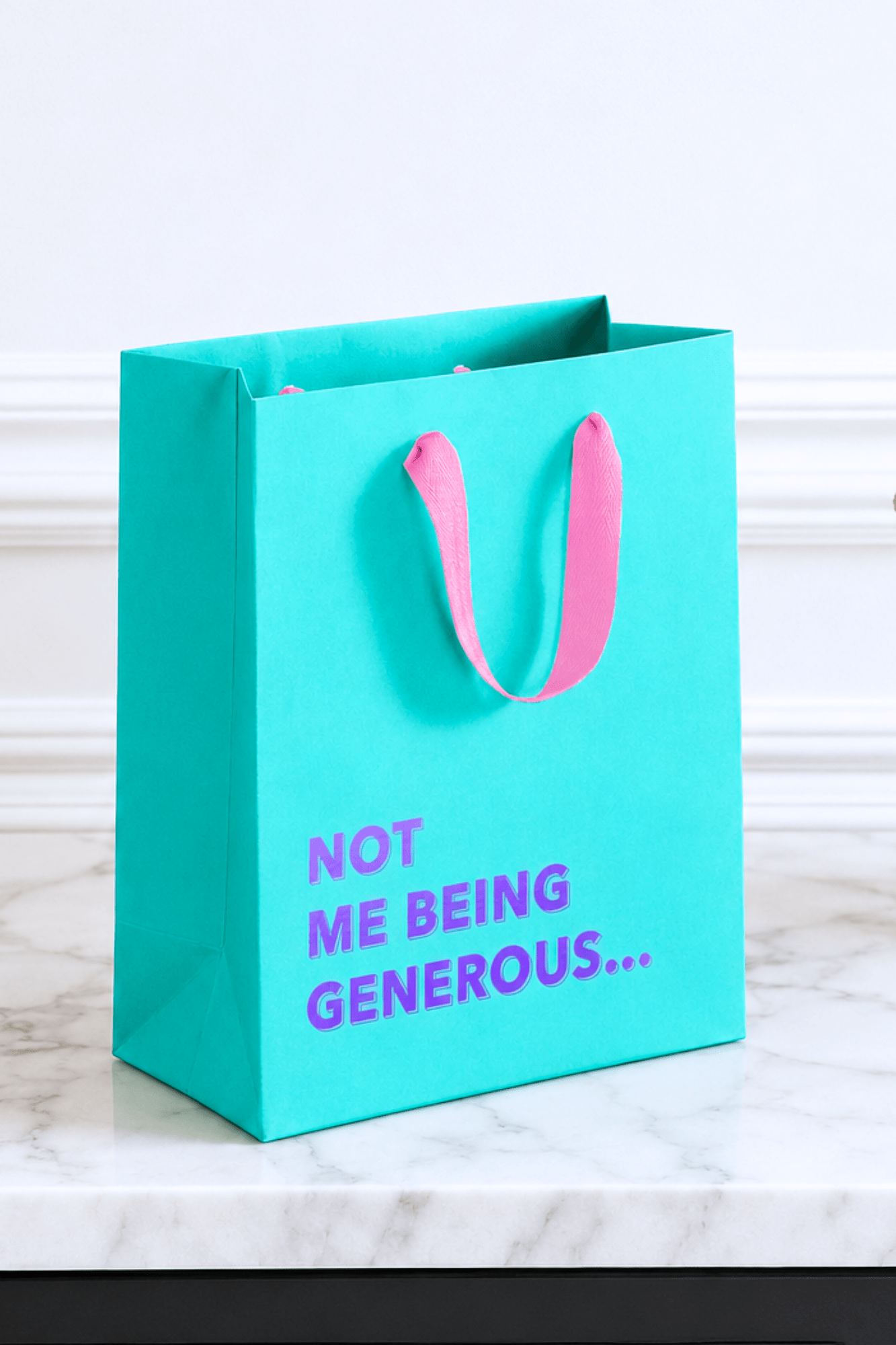 Not Me Being Generous Gift Bag - Adorned Rebel