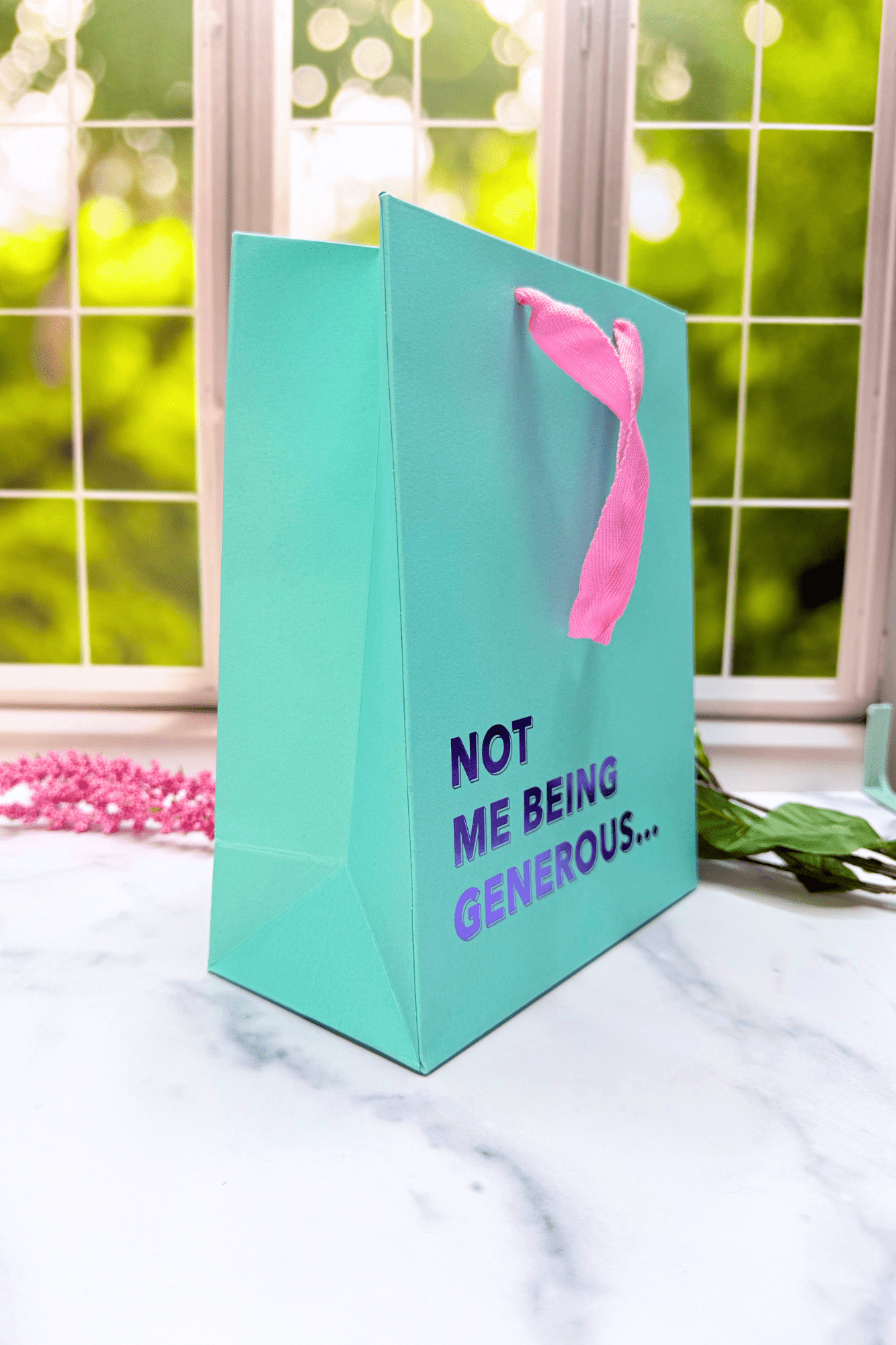 Not Me Being Generous Gift Bag - Adorned Rebel