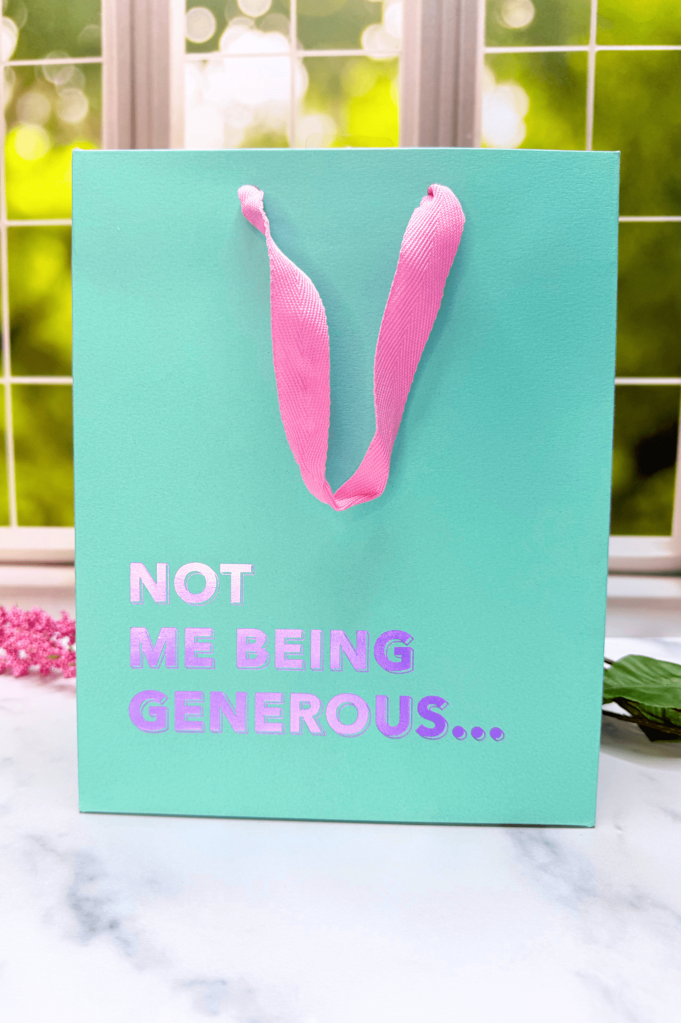 Not Me Being Generous Gift Bag - Adorned Rebel
