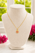 Pink Evil Eye Charm - Adorned Rebel
