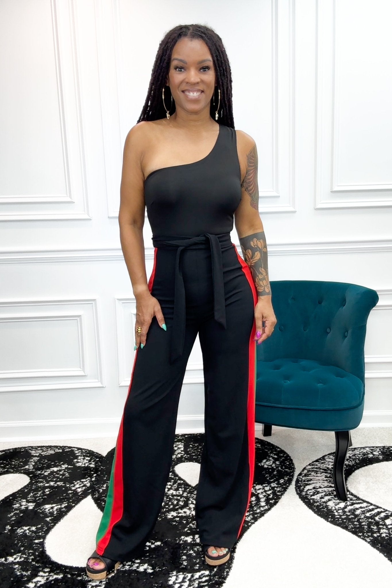 Power Play One - Shoulder Jumpsuit - Adorned Rebel