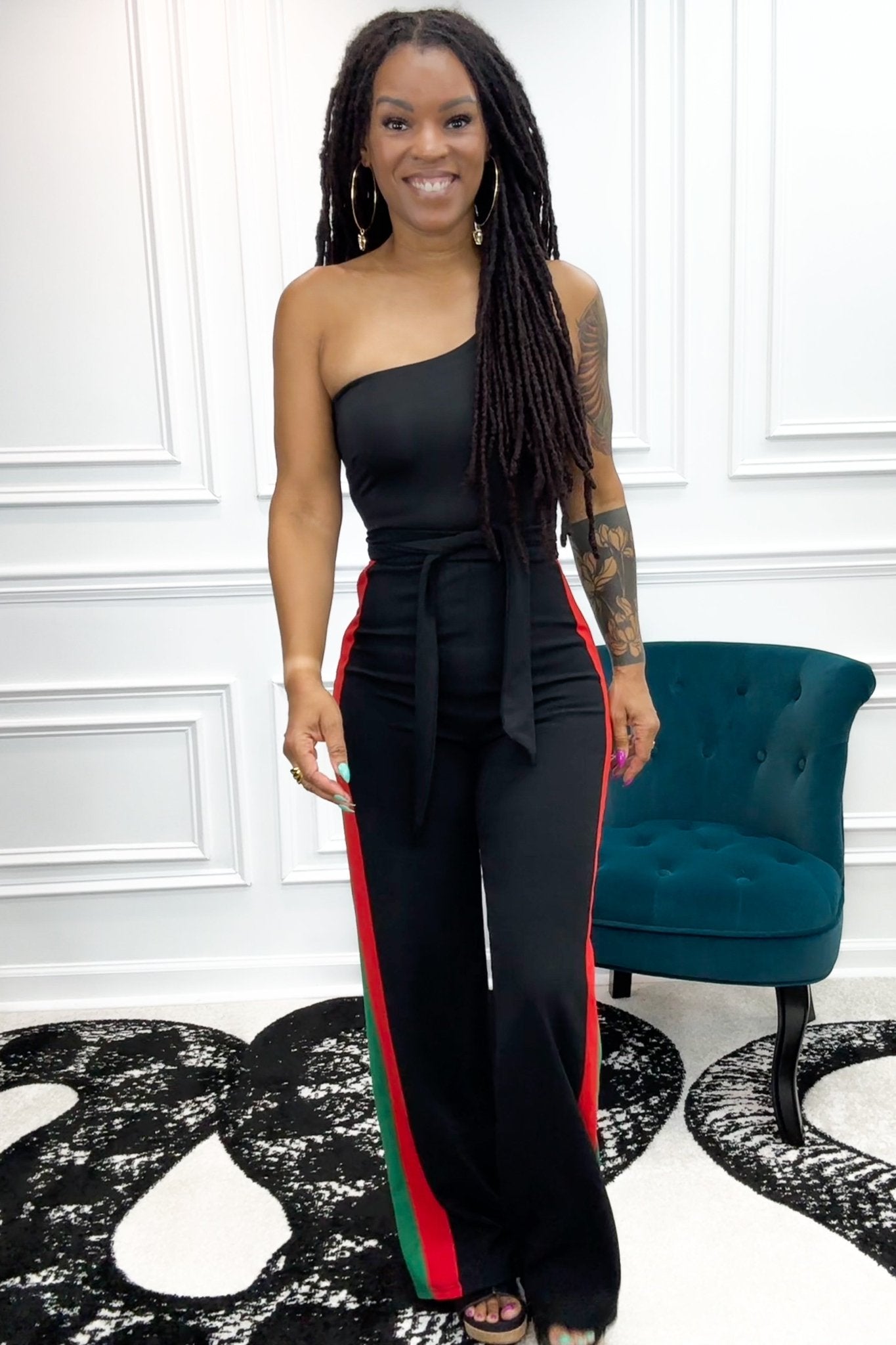 Power Play One - Shoulder Jumpsuit - Adorned Rebel