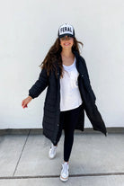 Pre - Order Cozy Up Long Puffer Jacket - Adorned Rebel