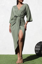 Serenity Ruched Dress - Adorned Rebel