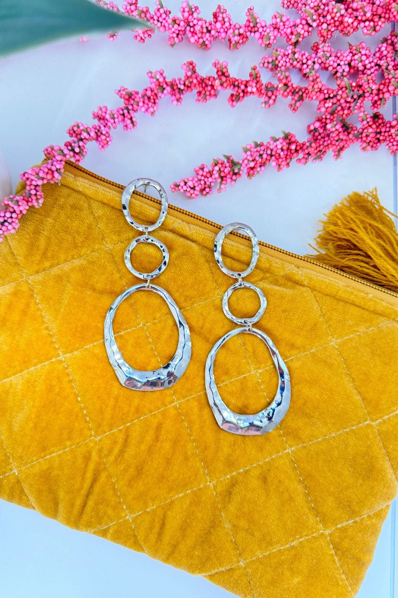 Shining Oval Link Earrings - Adorned Rebel