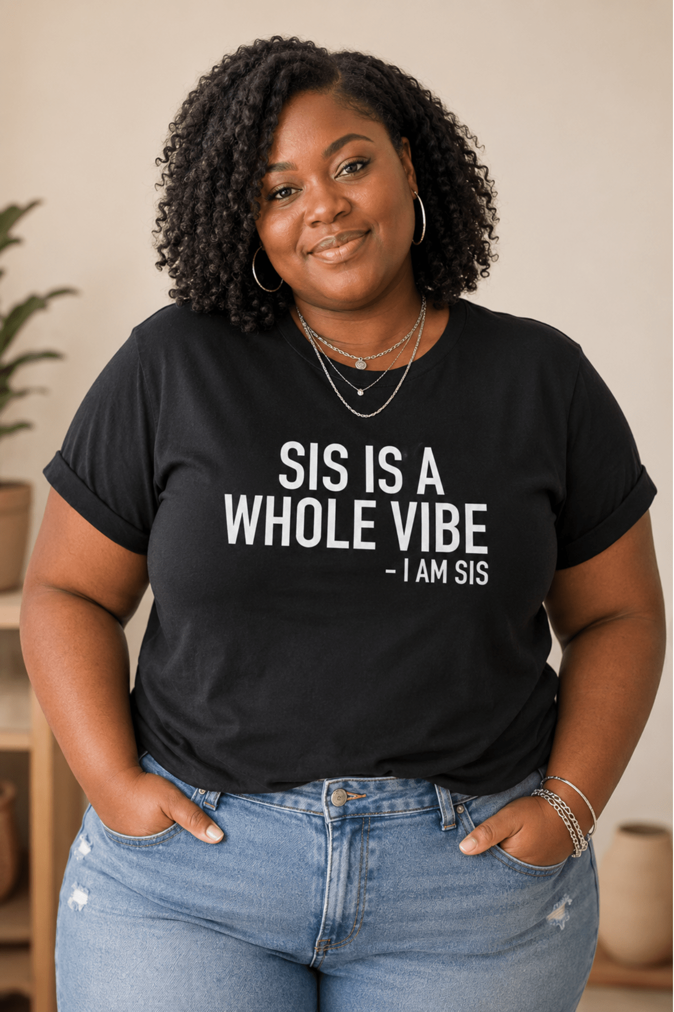 Sis is a Whole Vibe Graphic Tee - Adorned Rebel