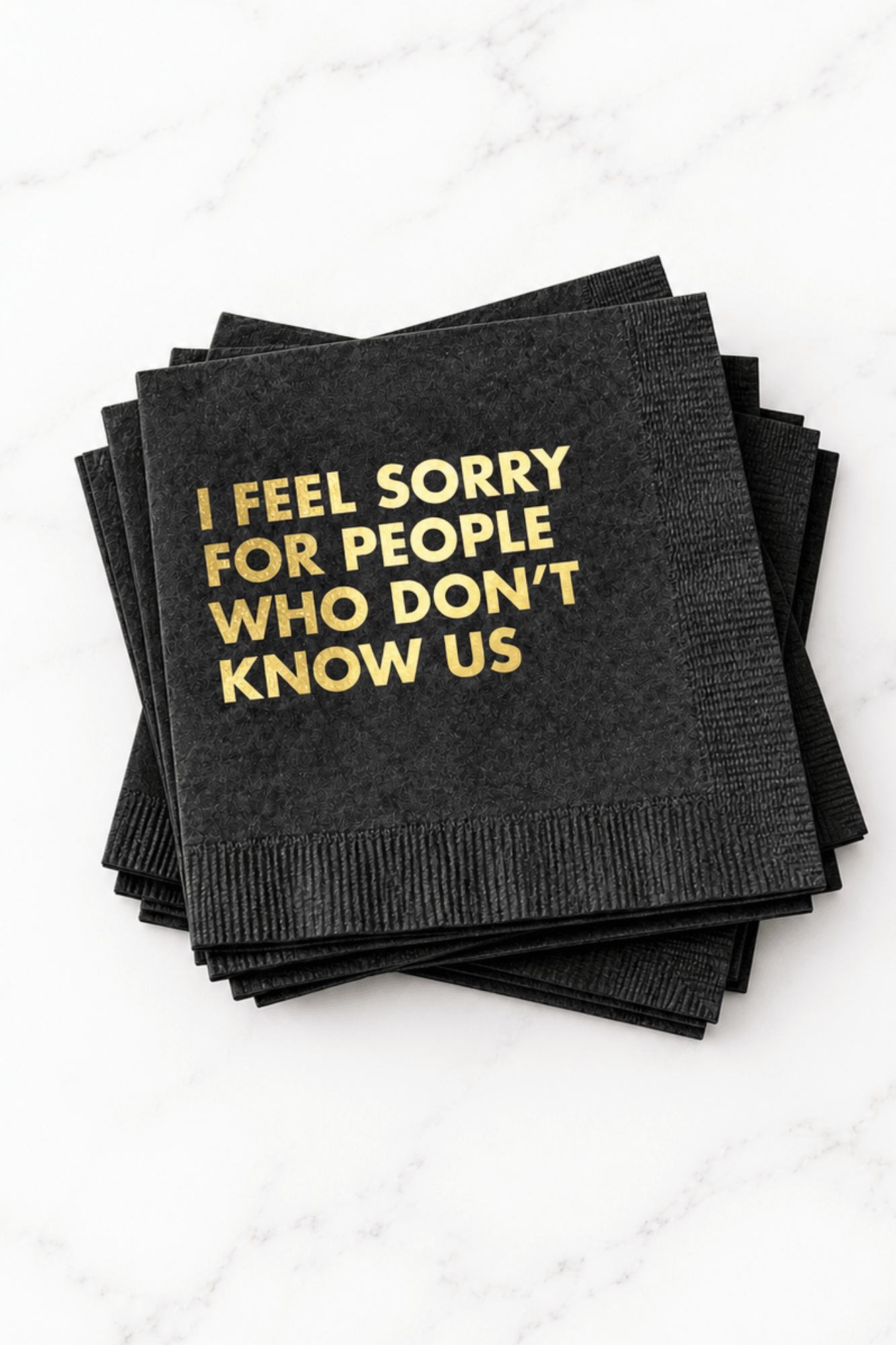 Sorry Not Sorry Cocktail Napkins - Adorned Rebel