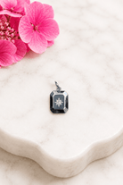 Starred Silver Tag Charm - Adorned Rebel