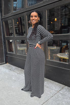 Striped Allure Wide Leg Set - Adorned Rebel