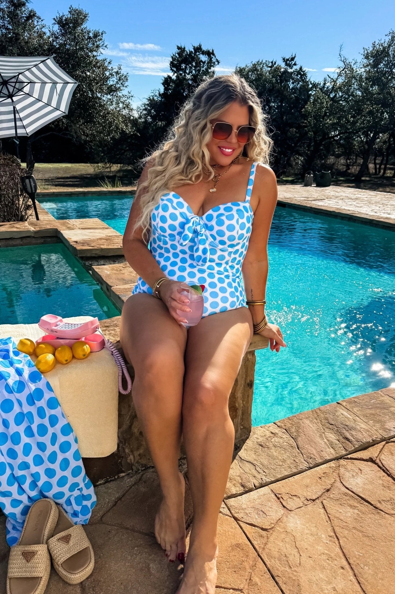 Swim + Twirl Polka Dot Set - Adorned Rebel