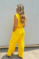 Taylor Pant Set | Yellow - Adorned Rebel