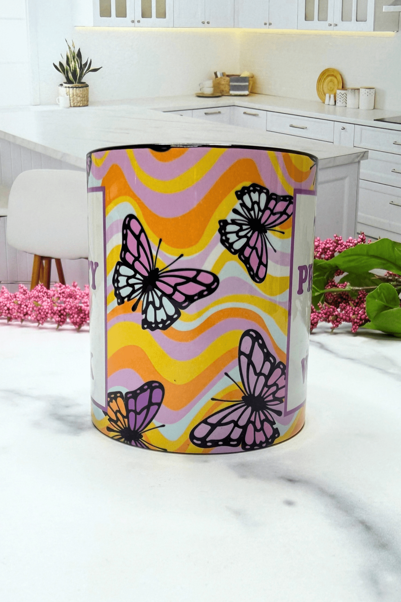 Too Pretty to Work Mug - Adorned Rebel