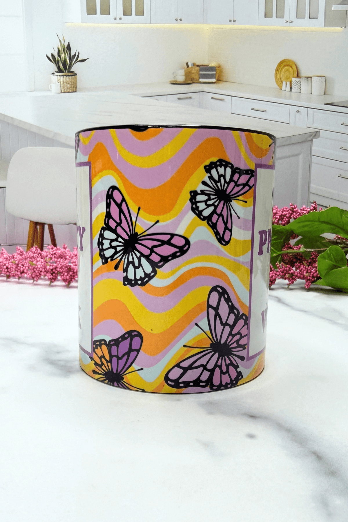 Too Pretty to Work Mug - Adorned Rebel