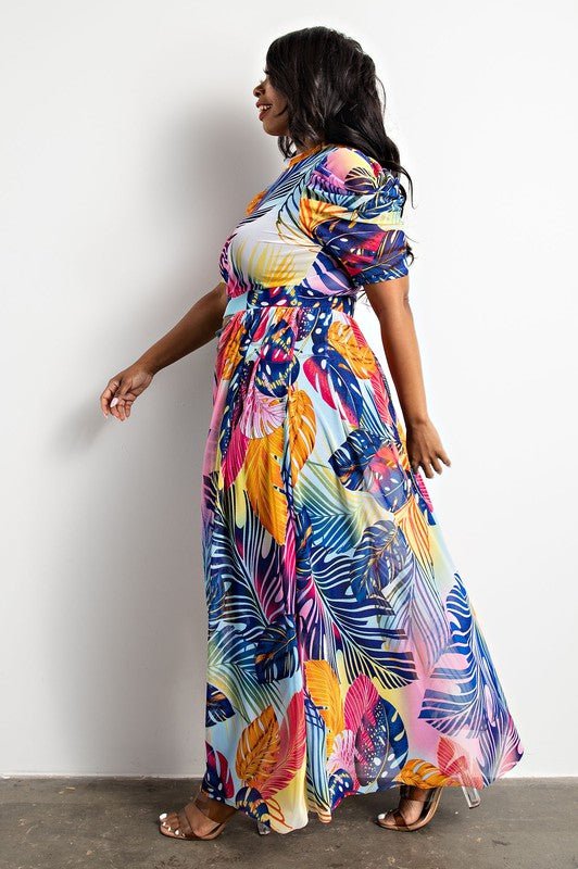 Tropical Breeze Maxi Top - Adorned Rebel