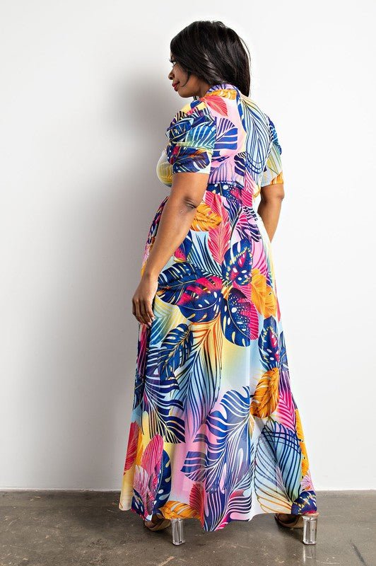 Tropical Breeze Maxi Top - Adorned Rebel