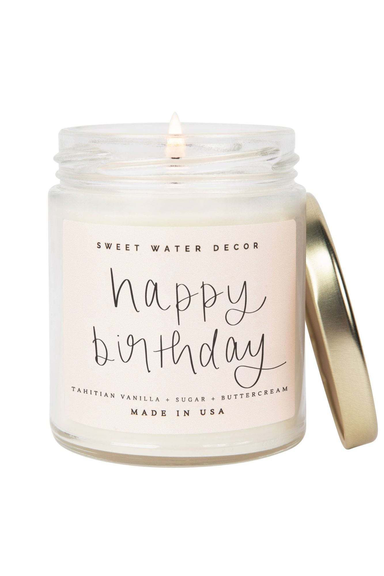 Vanilla Buttercream Birthday Candle - Adorned Rebel