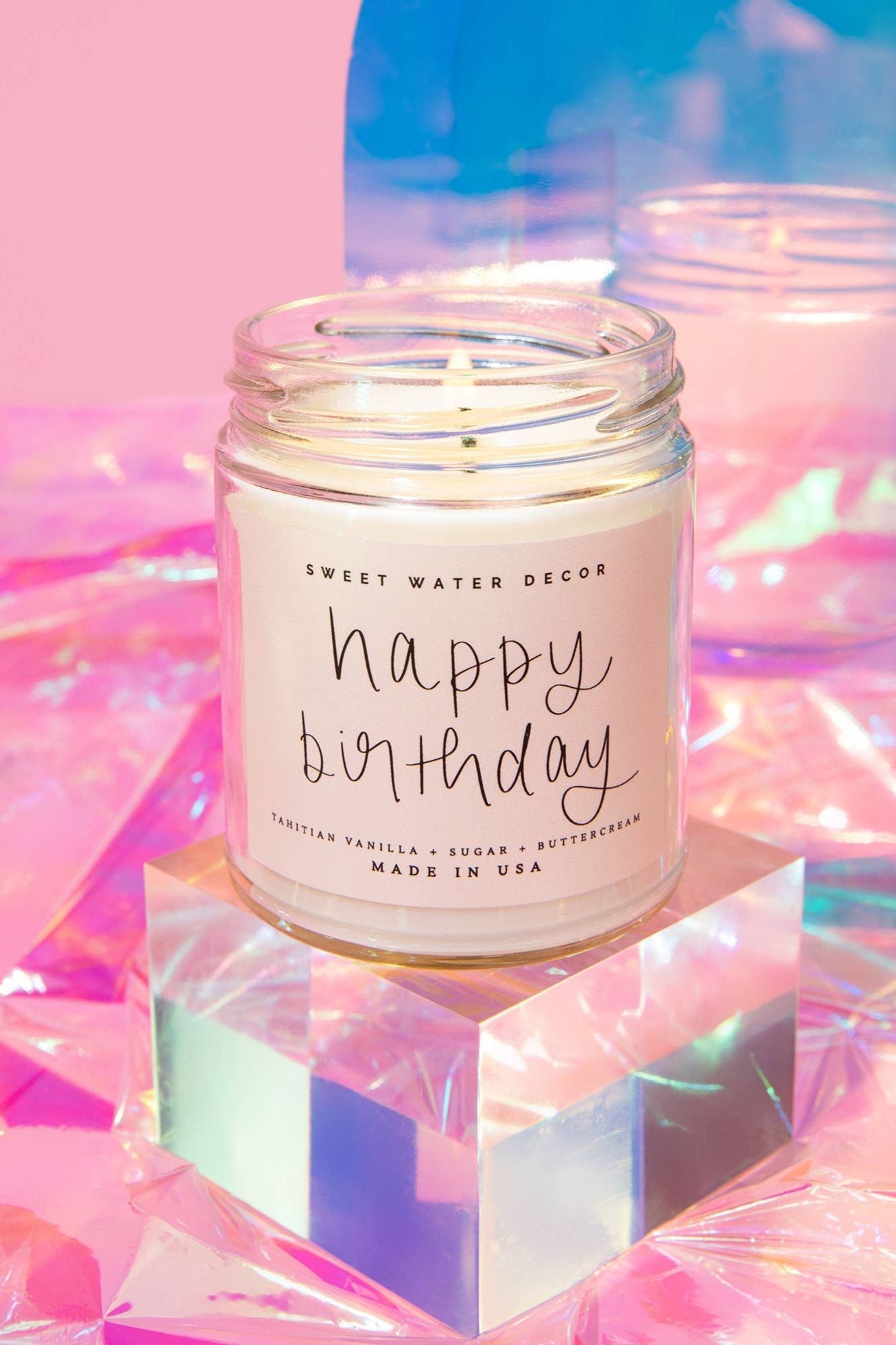 Vanilla Buttercream Birthday Candle - Adorned Rebel