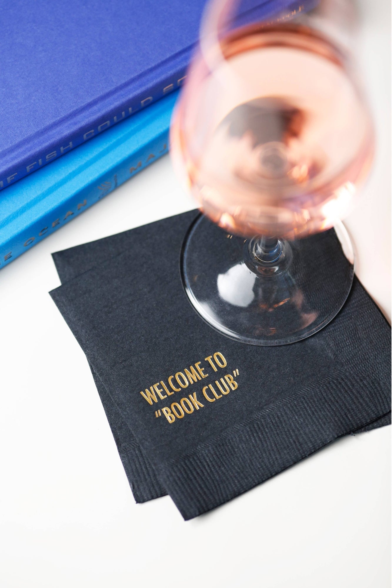 Welcome to “Book Club” Napkins - Adorned Rebel