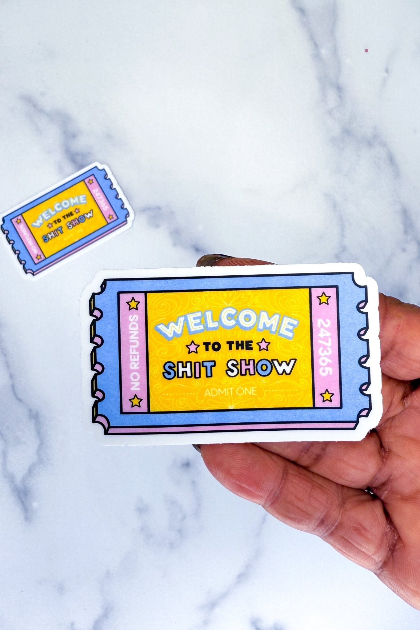 Welcome to the Shit Show Sticker - Adorned Rebel