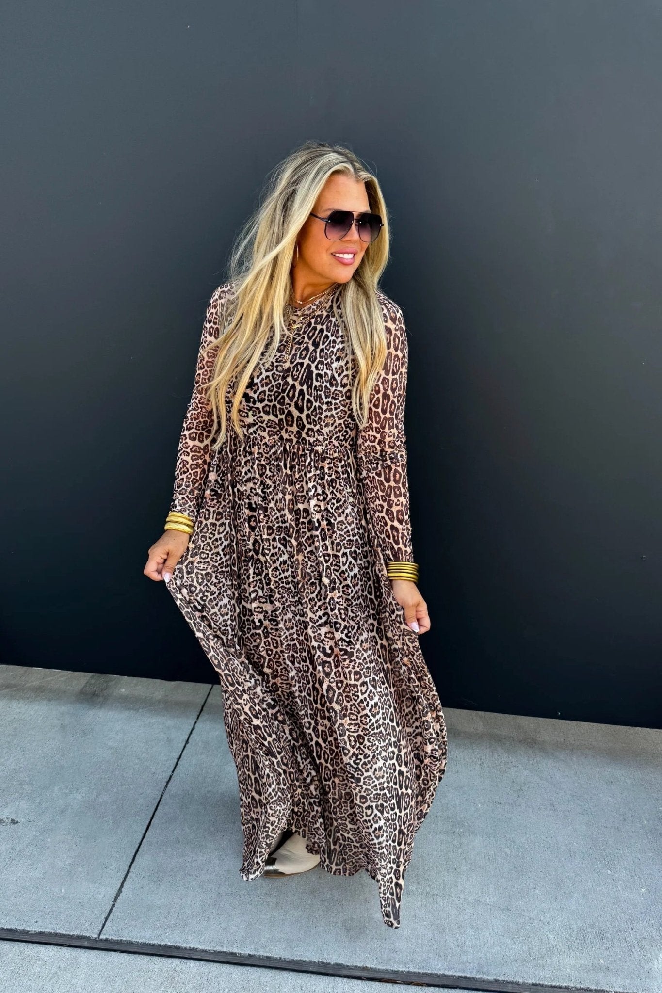 Wild Thing Sheer Maxi Dress - Adorned Rebel