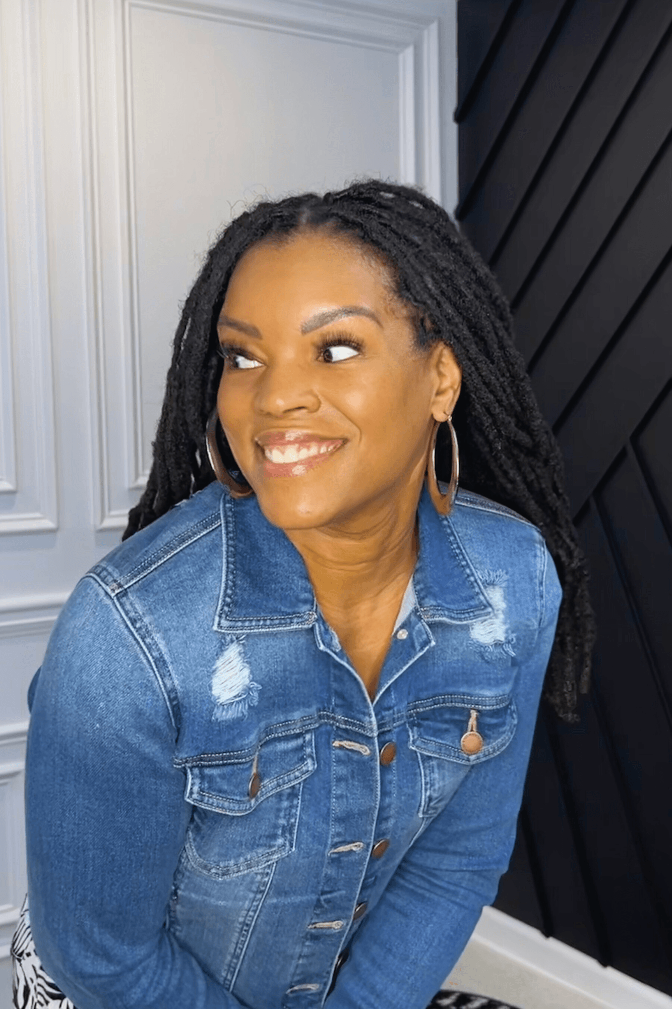 Chunky Silver Hoop Earrings - Two Elevens Boutique