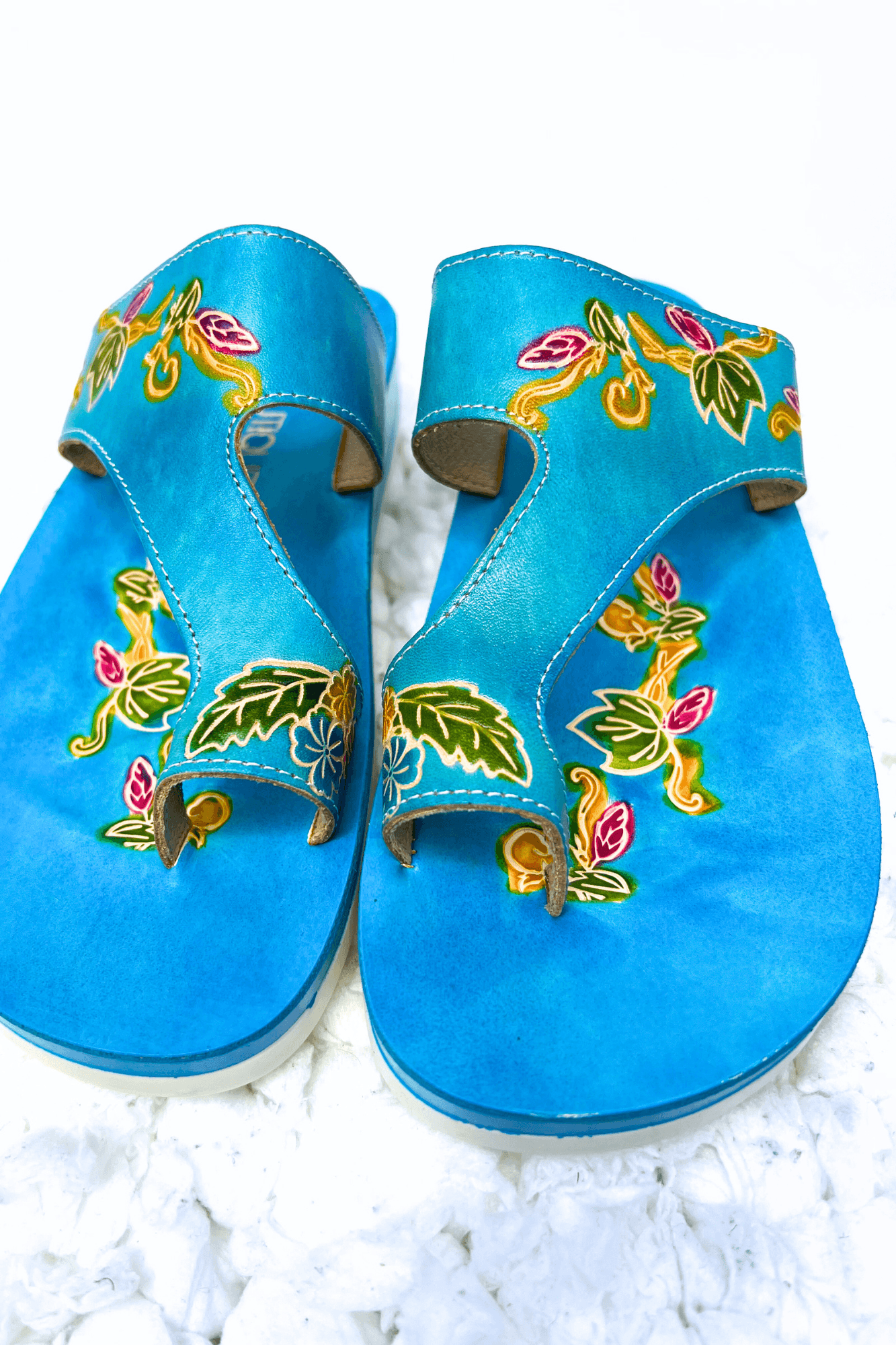 Eden Turquoise Sandals - Two Elevens Boutique