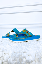 Eden Turquoise Sandals - Two Elevens Boutique