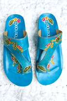 Eden Turquoise Sandals - Two Elevens Boutique