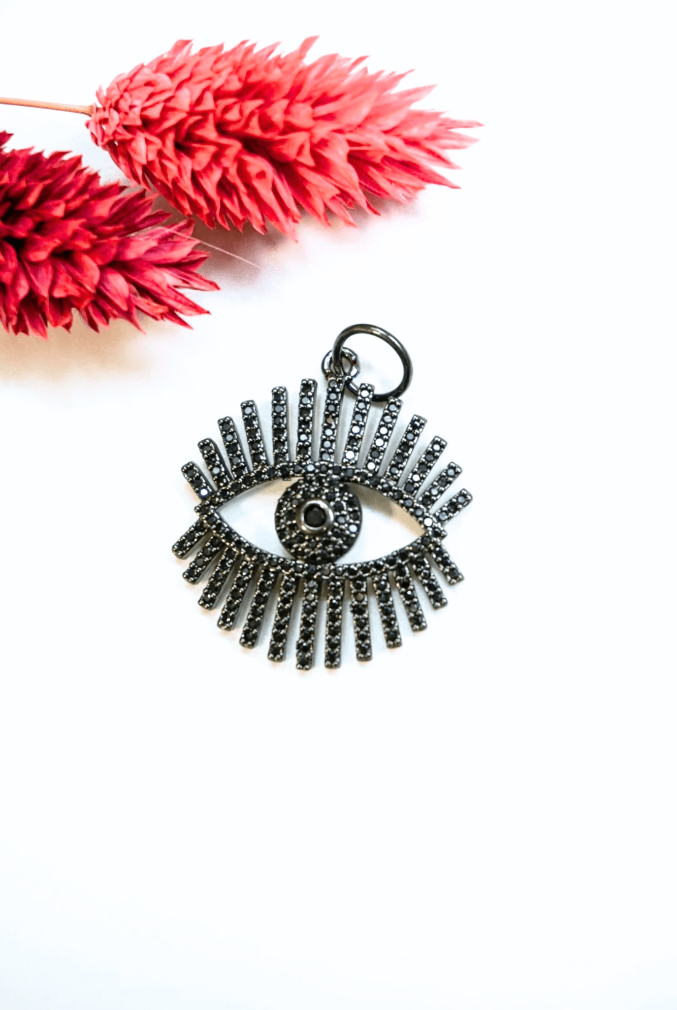 Glam Evil Eye Charm - Two Elevens Boutique