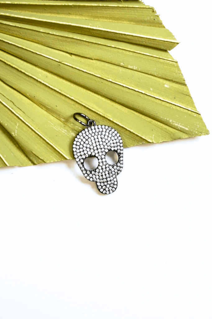 Glam Skull Charm - Two Elevens Boutique