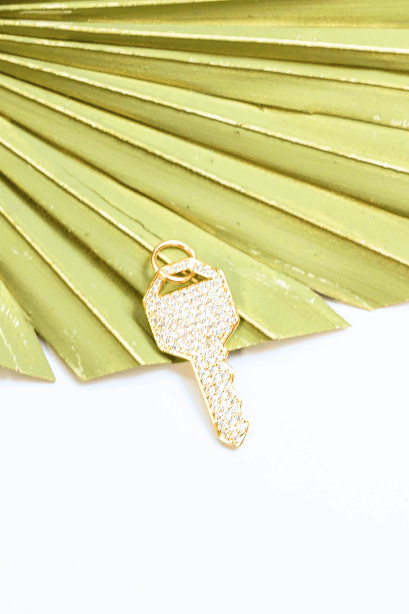 Gold Key Charm - Two Elevens Boutique