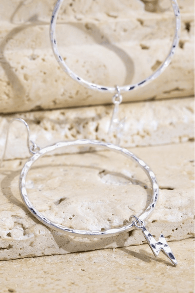 Grande sterling silver hammered hook & eye bracelet